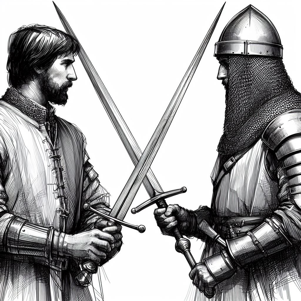 Battle of the swords Bastard sword vs Longsword Battle Wares