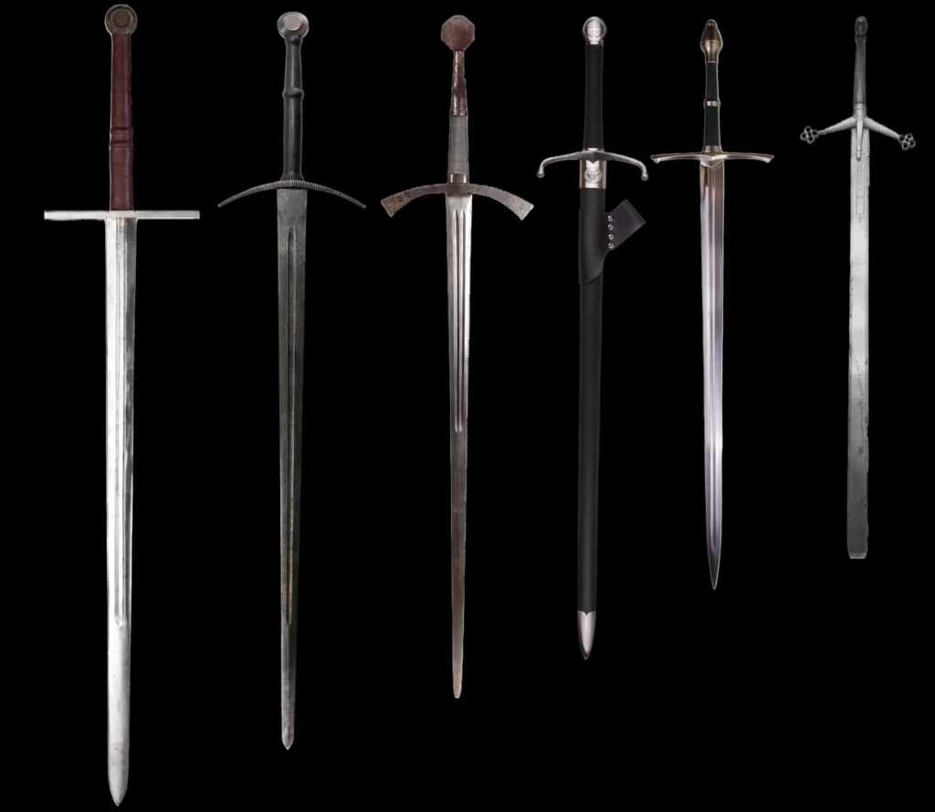 Diffrent bastard swords.