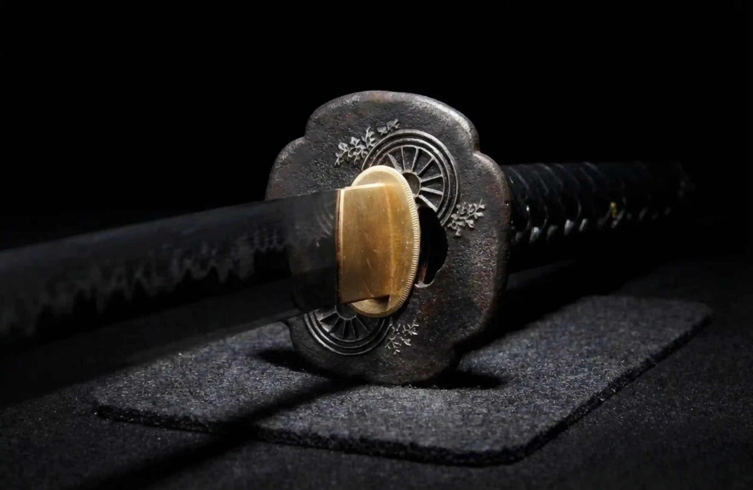 Kumagai Naozane close up tsuba