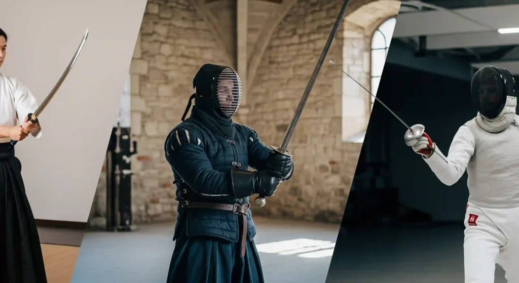 Japanese swordsmanship, Hema and Modern fencing
