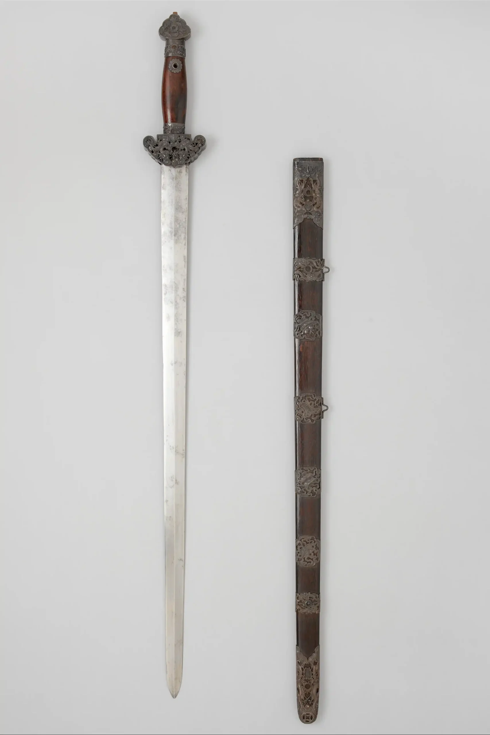 One handed Chinese jian sword